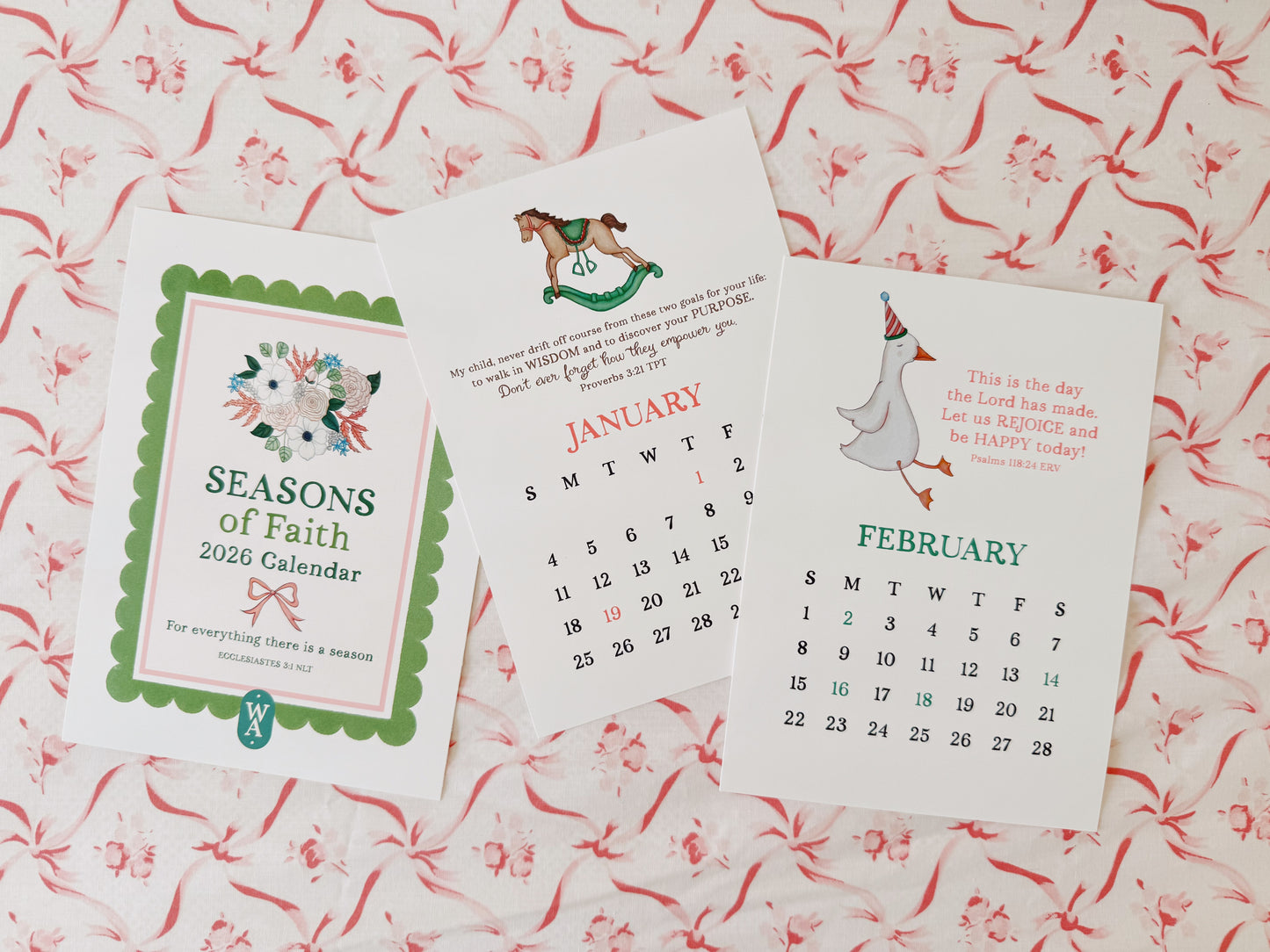 2026 Seasons of Faith Calendar