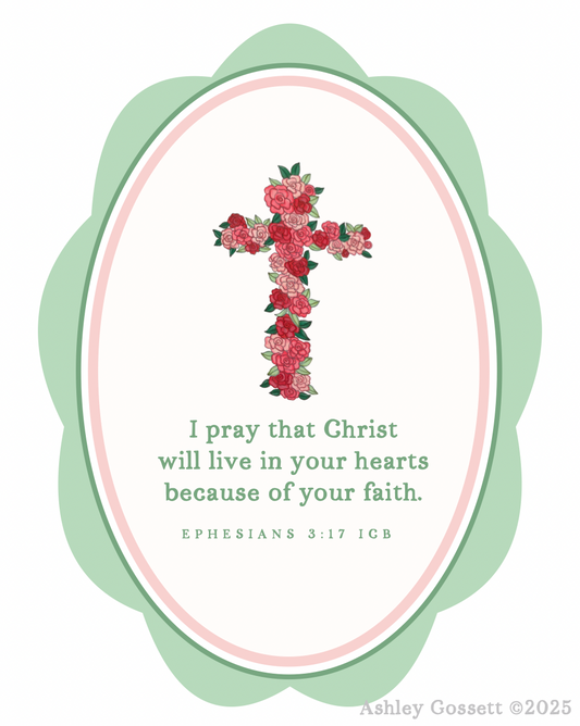 Art Print | Ephesians 3:17
