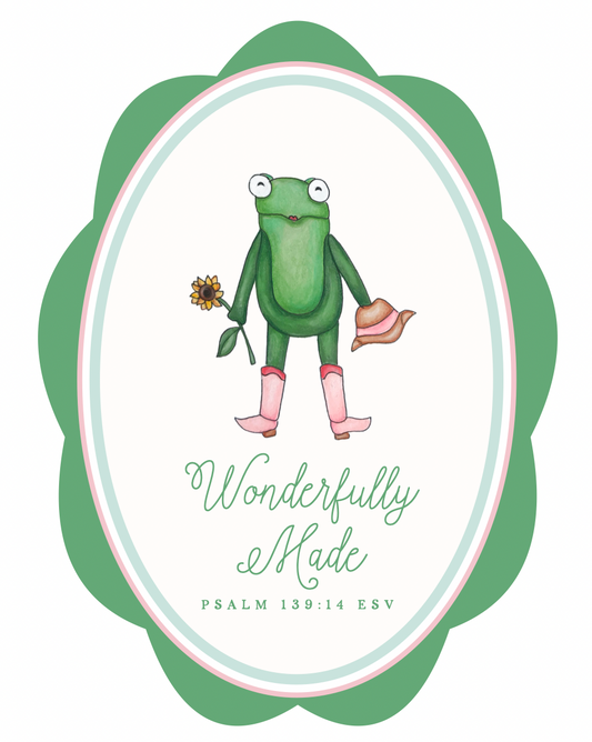 Set of 2 Custom Art Prints | Psalm 139:14