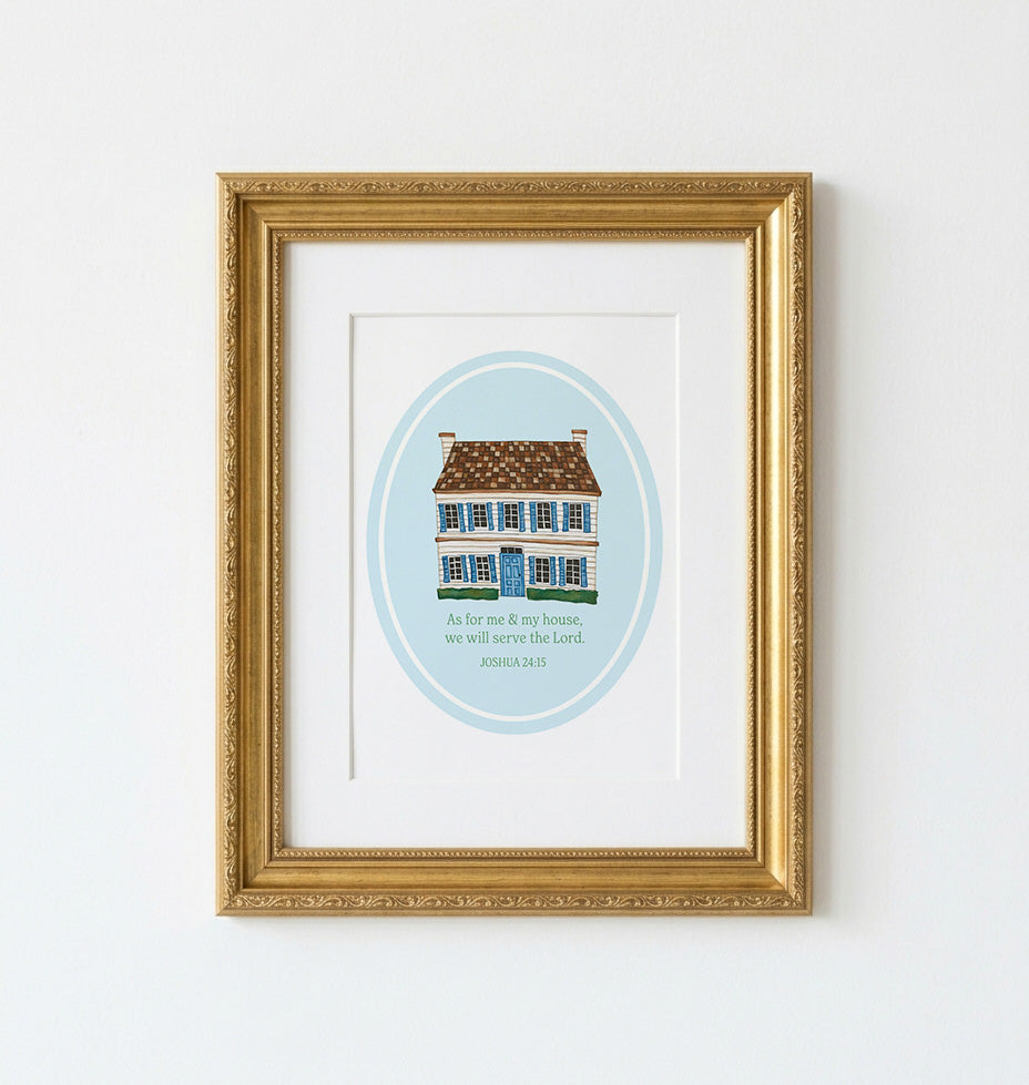 Art Print | As For Me & My House