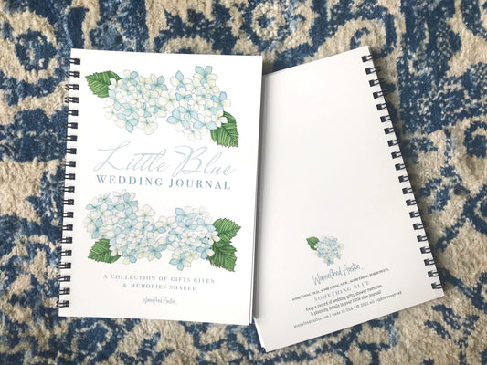 Little Blue Wedding Journal