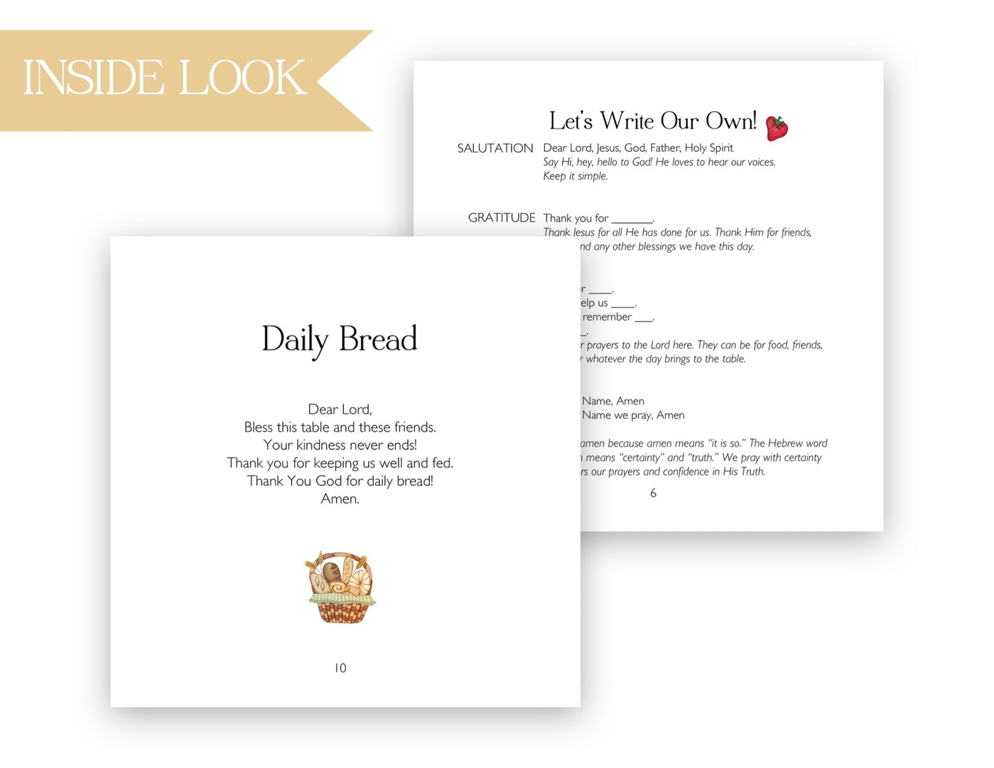 Daily Bread Mealtime Table Blessings Book